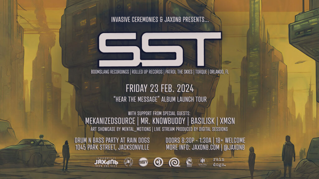 SST "Hear The Message" Album Tour at rain dogs on Friday 23 February