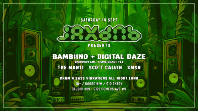 JaxDnB presents: Bambiino + Digital Daze at Studio 444 Jax