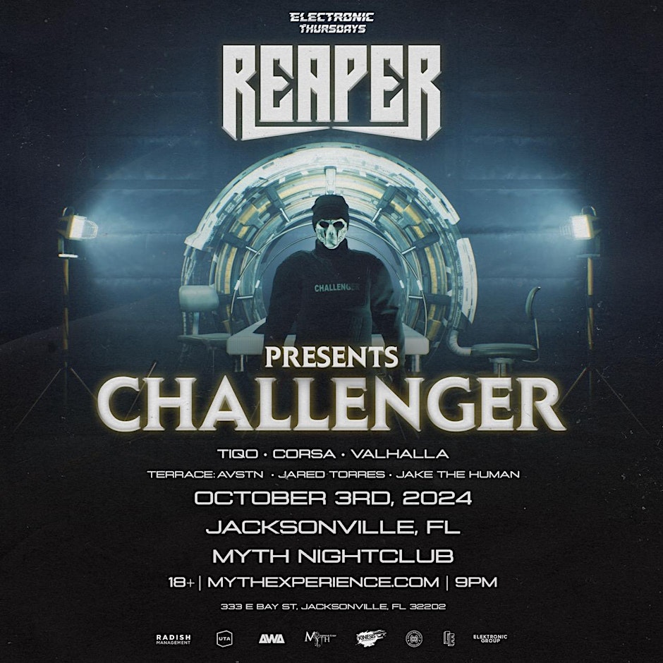 ELECTRONIC THURSDAYS PRESENTS REAPER - The Challenger Tour Live at Myth Nightclub - 03 Oct 2024