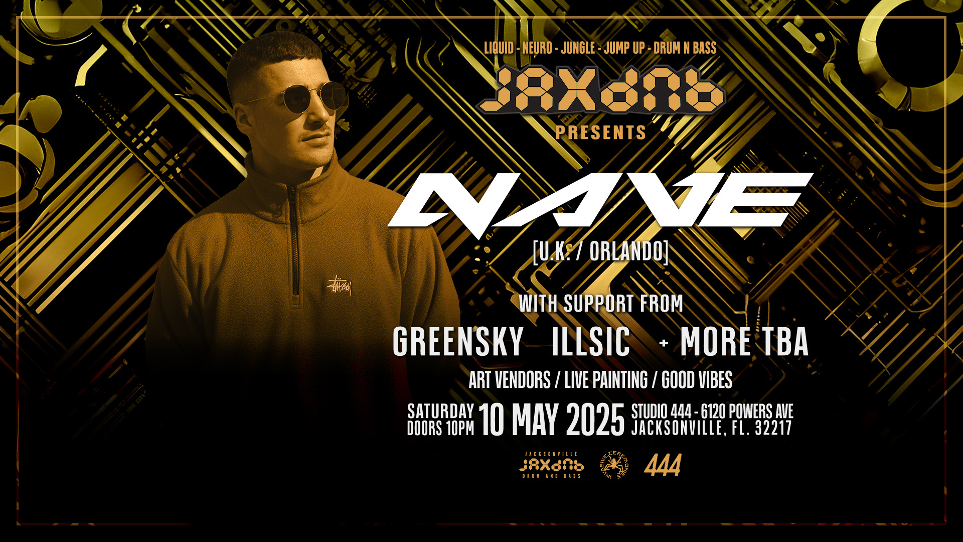 JaxDnb Presents: Nave (U.K. / Orlando) - 10 May 2025