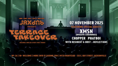 JaxDnB Terrace Takeover at Myth Friday 07 November 2025