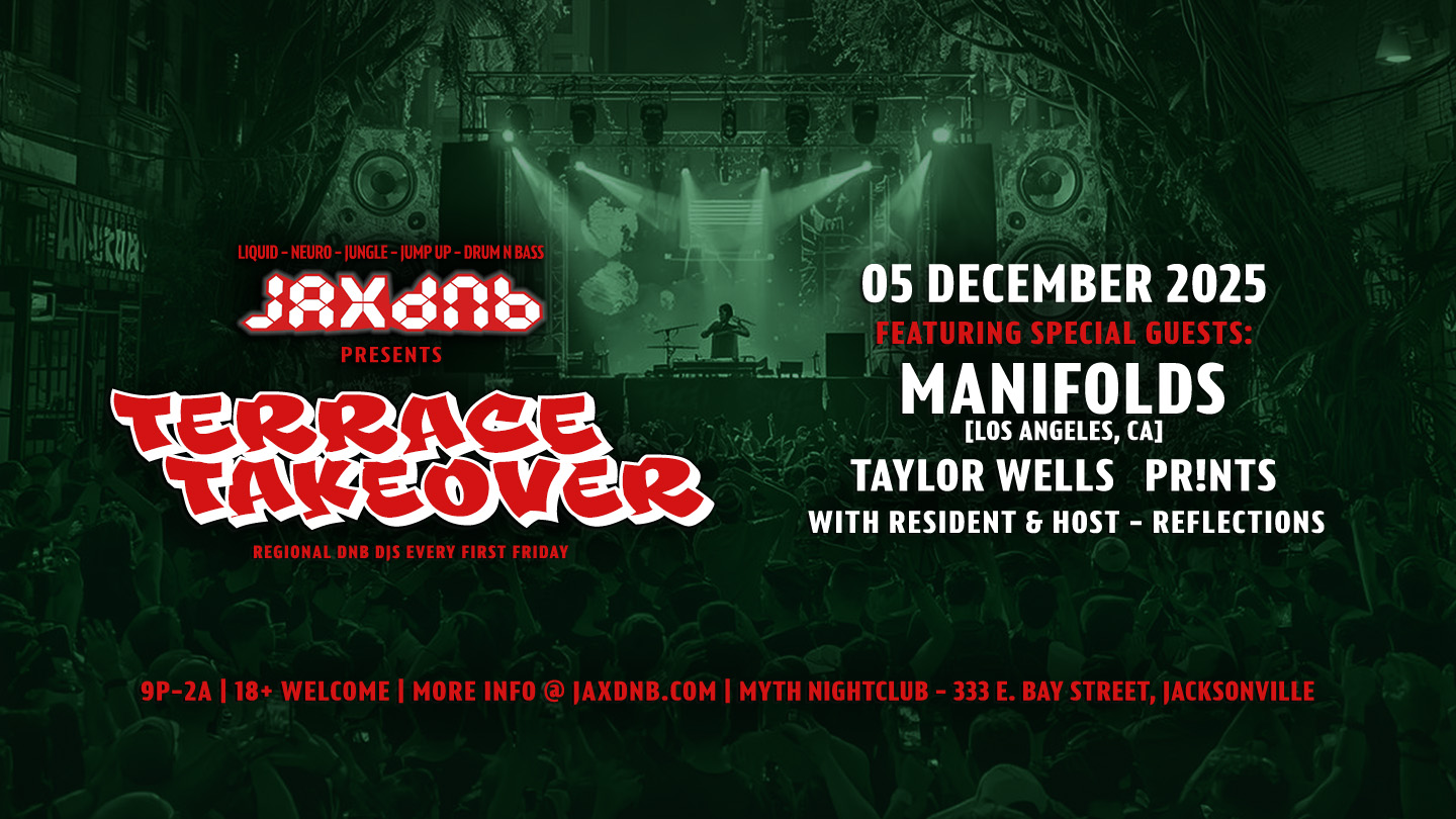 JaxDnB Terrace Takeover at Myth Nightclub - 05 December 2025