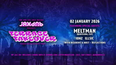 JaxDnB Terrace Takeover at Myth Friday 02 January 2026
