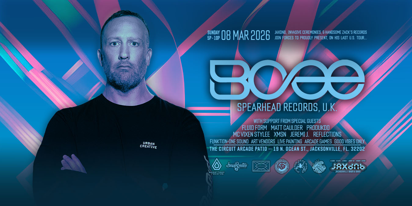 JaxDnB Presents: BCee [Spearhead Records, U.K.] - 08 Feb 2026