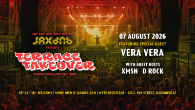 JaxDnB Terrace Takeover at Myth Friday 07 August 2026