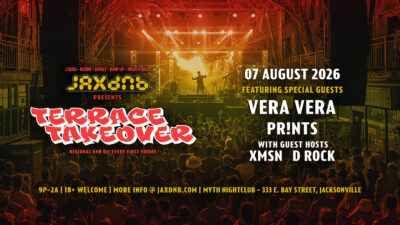 JaxDnB Terrace Takeover at Myth Friday 07 August 2026
